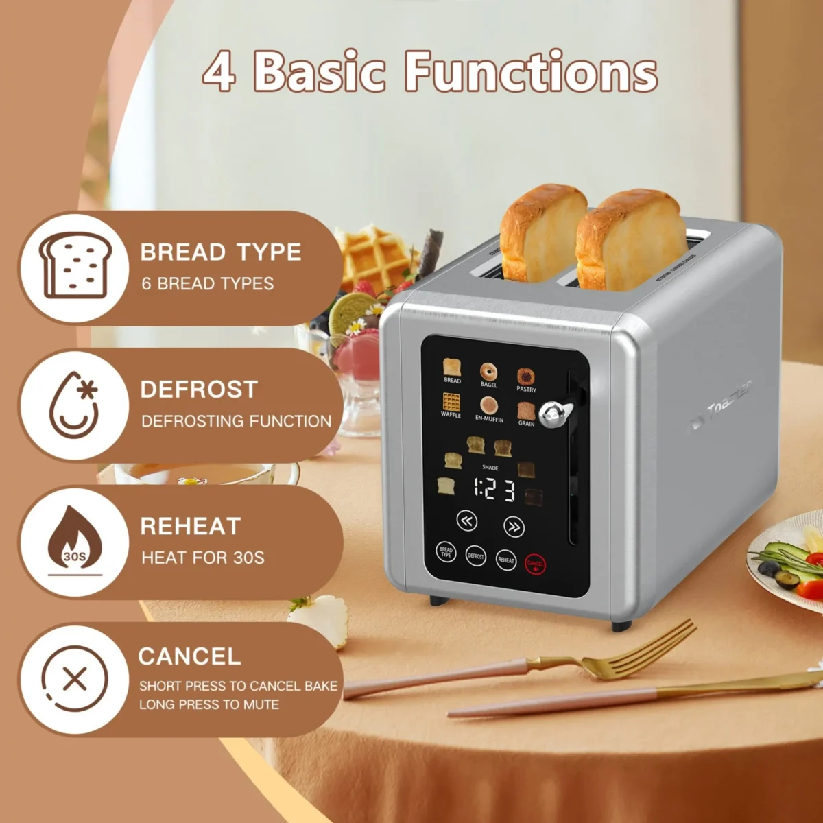 Au Toaster 4 Basic Functions